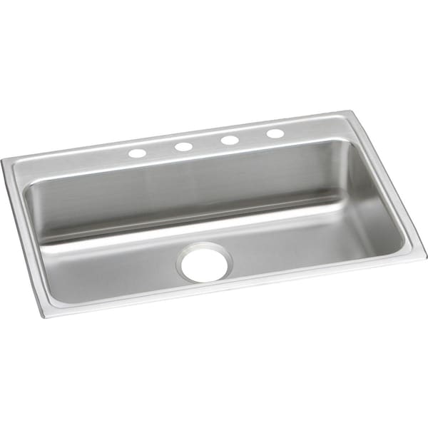 28 in x 16 in, 1, 5, Drop-in, Stainless Steel
